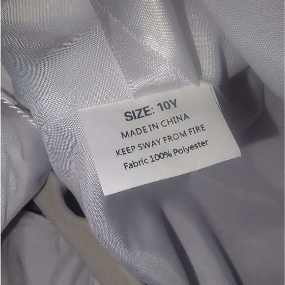 🆕️👗New Trend Flower Girl Dress, First Communion Dress, White - Sz 10 - Picture 11 of 11